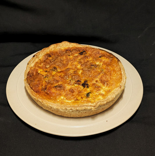 Quiche lardons poireaux